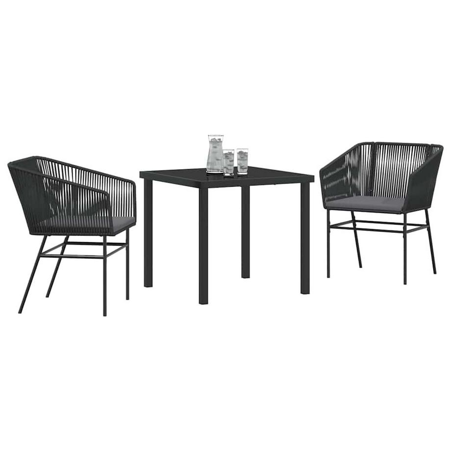 VidaXL Set da Pranzo per Giardino Acciaio verniciato a polvere  