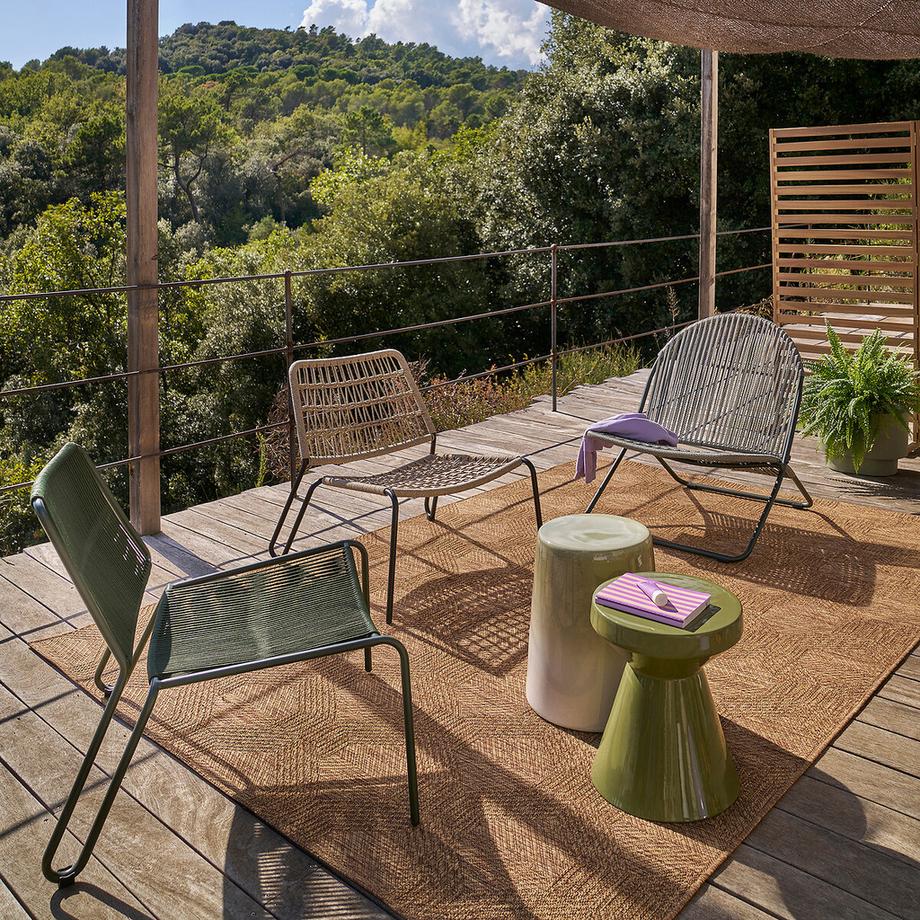 La Redoute Intérieurs Teppich mit Jute-Effekt  