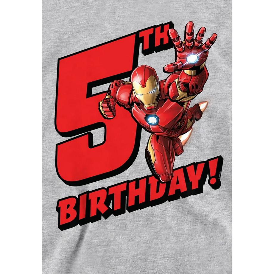 MARVEL  Felpa Con Cappuccio 5° Compleanno Di Ferro 