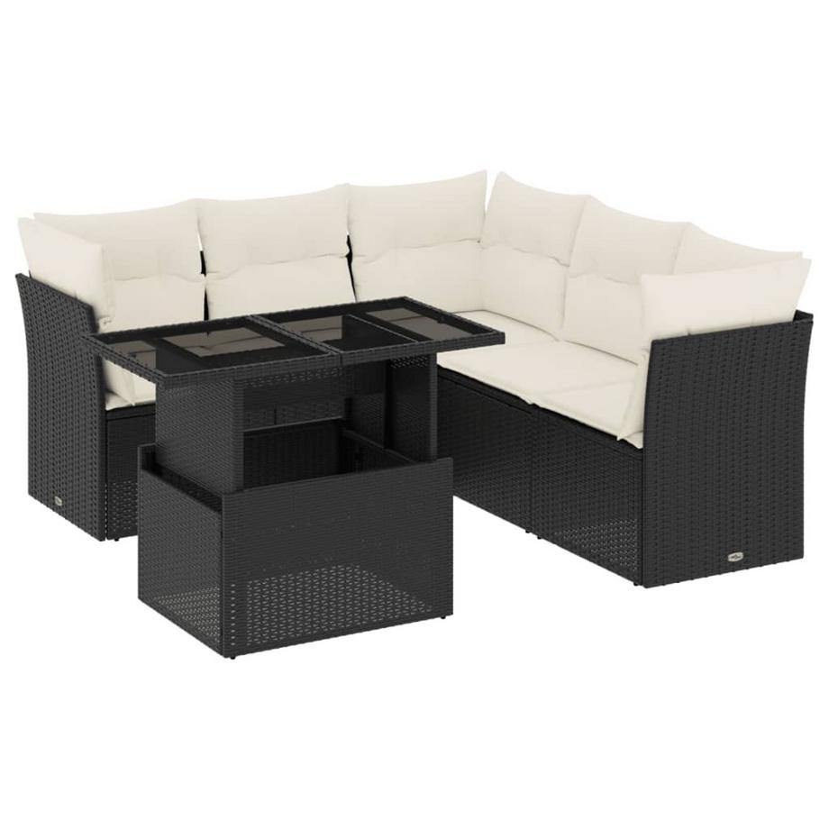 Ensemble de canapés de jardin rotin synthétique