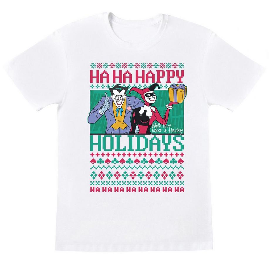 DC COMICS  Ha Ha Happy Holidays TShirt 