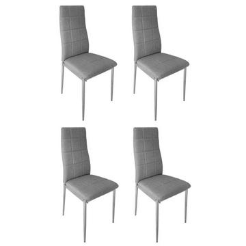 Set mit 4 gepolsterten Tufting-Stühlen für Esszimmer und Wohnzimmer, 4-teilig,