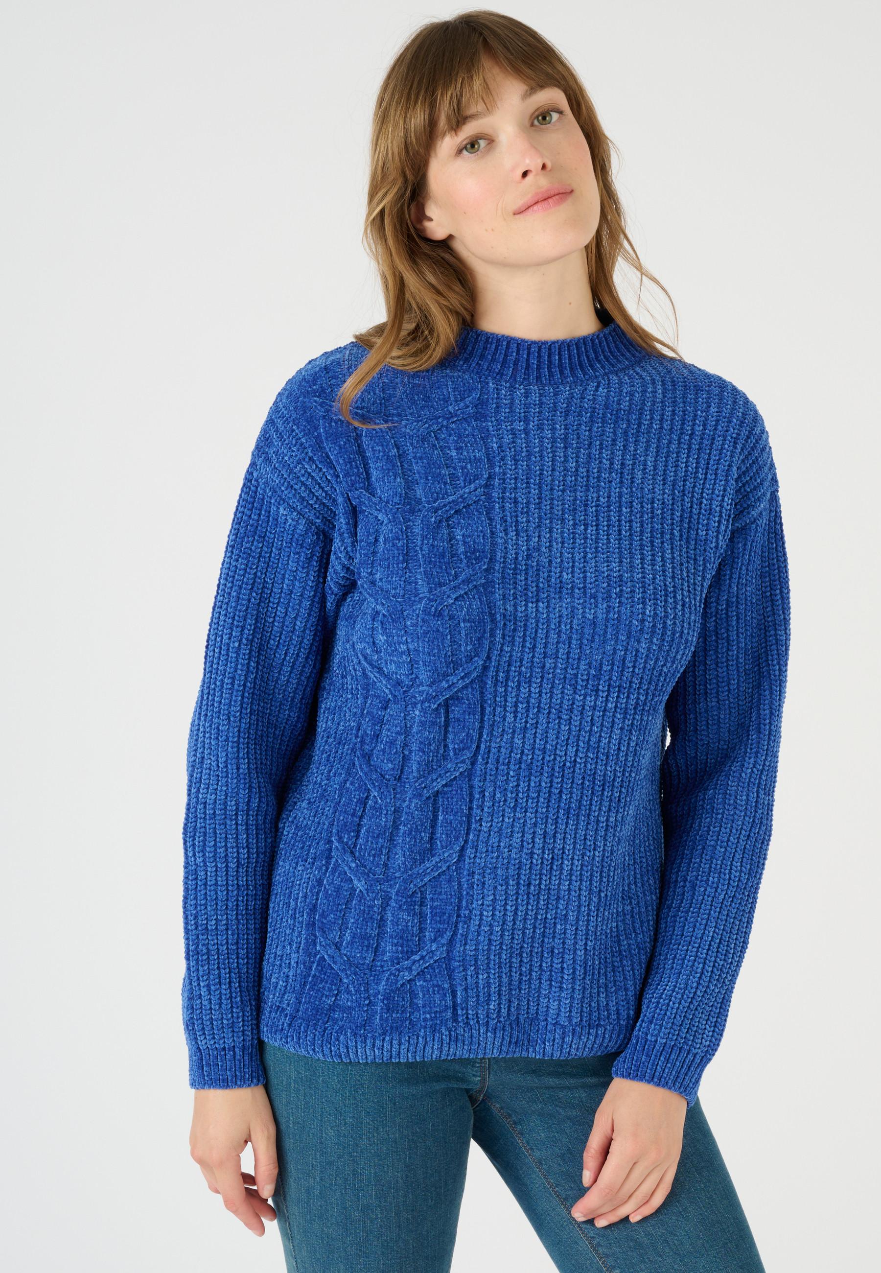 Damart  Pull maille chenille torsadé 