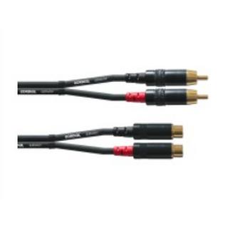 Cordial  Cordial CFU 3 CE cavo audio 3 m RCA Nero 