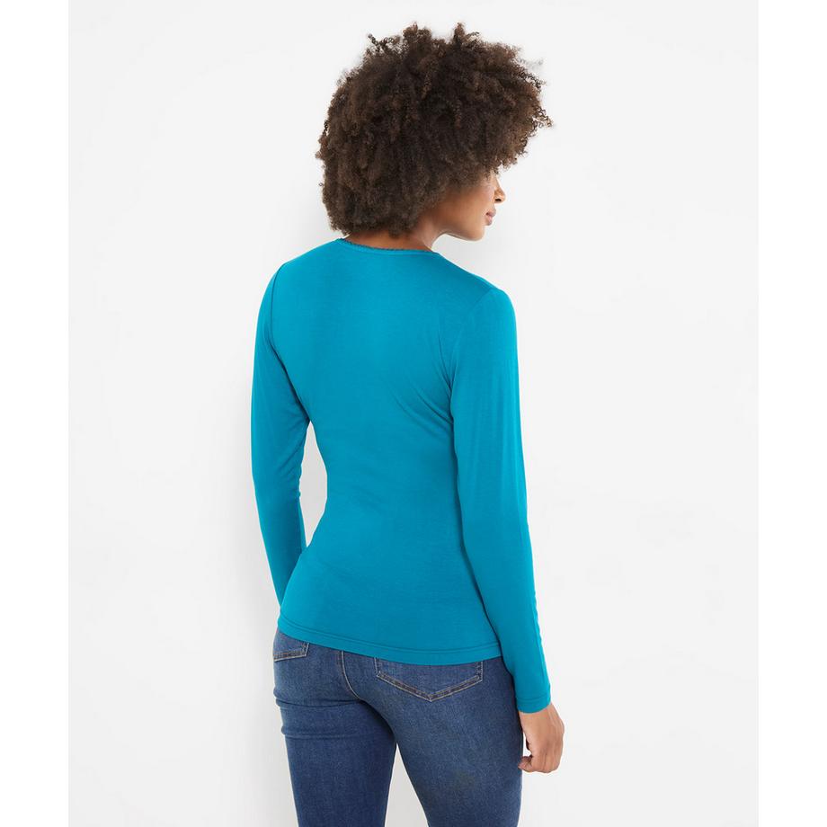 Joe Browns Langärmeliges Henley-Shirt mit Wickeloptik  