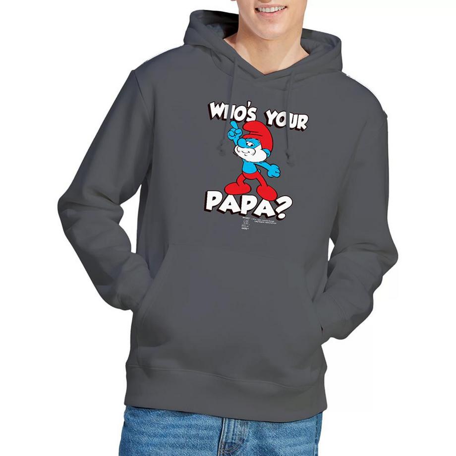 Puffi Felpa Con Cappuccio Grande Puffo Who's Your  