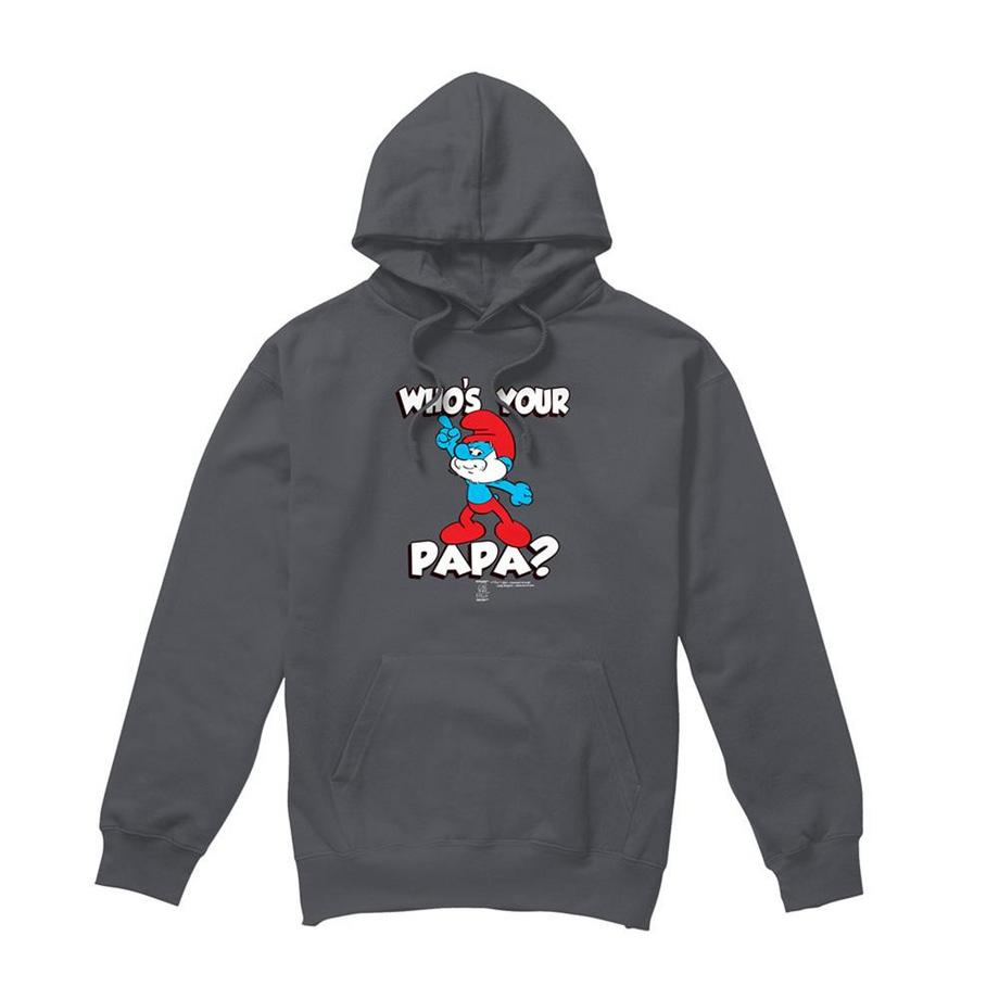 Who´s Your Felpa Con Cappuccio Grande Puffo