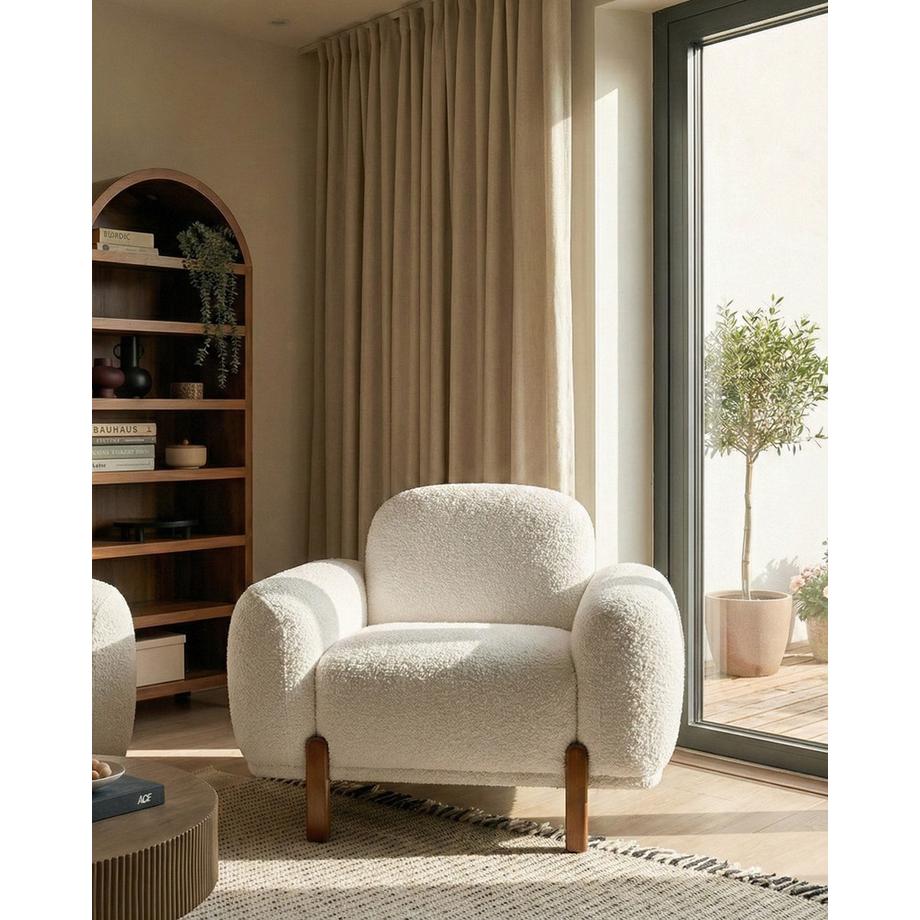Beliani Sessel aus Bouclé Modern ODNES  