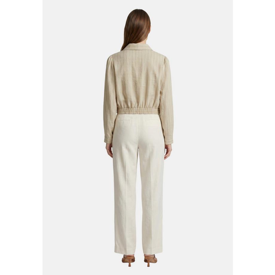 Roberta Rossi Camicia a maniche lunghe a righe con tasche petto  