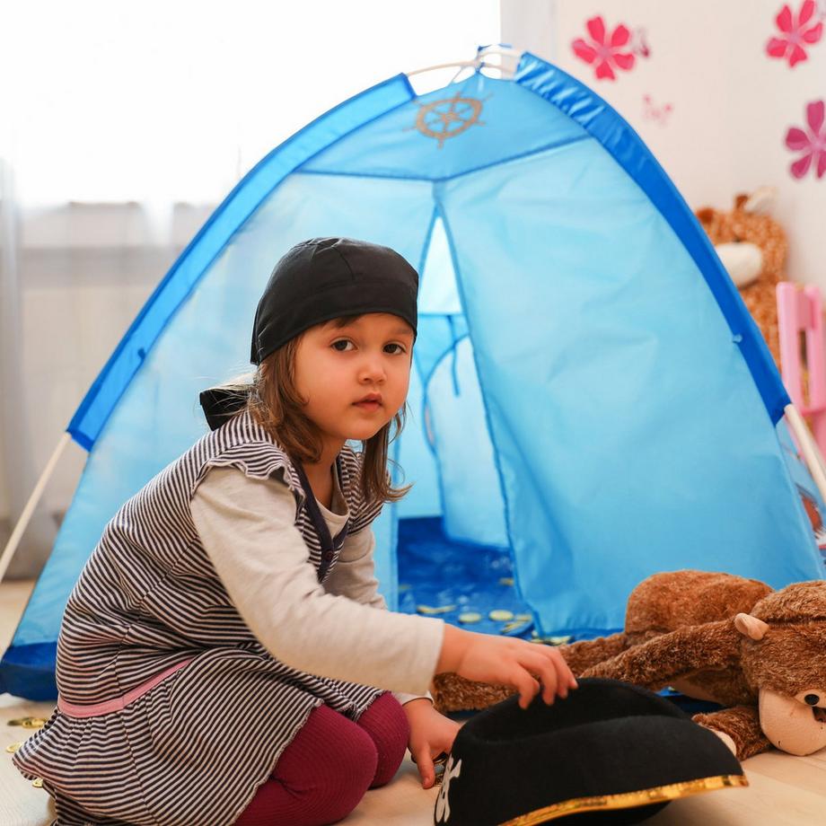 B2X  Tente de jeu pirate en bleu 