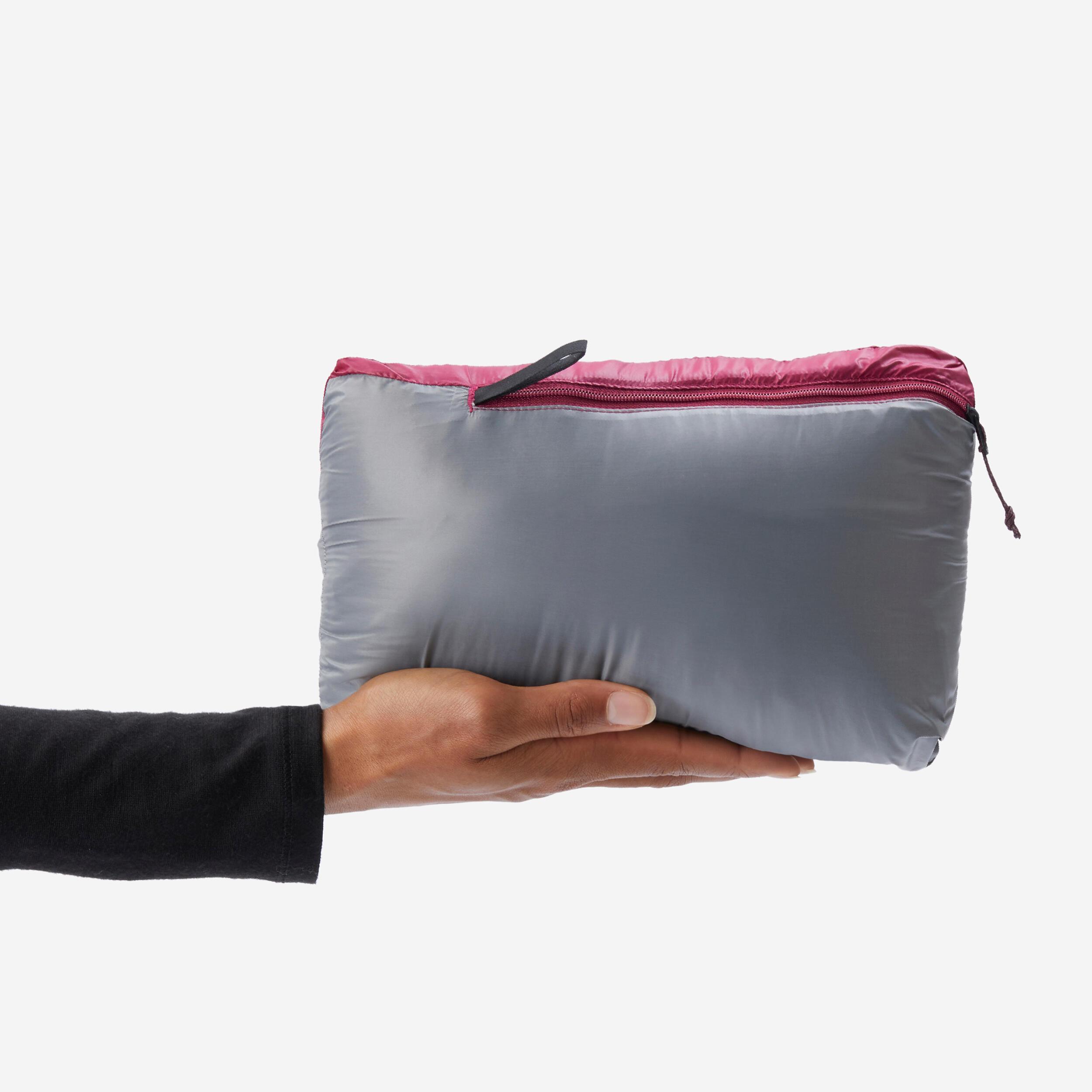 FORCLAZ MT100 Wattierte Bergtrekking Jacke mit Kapuze  