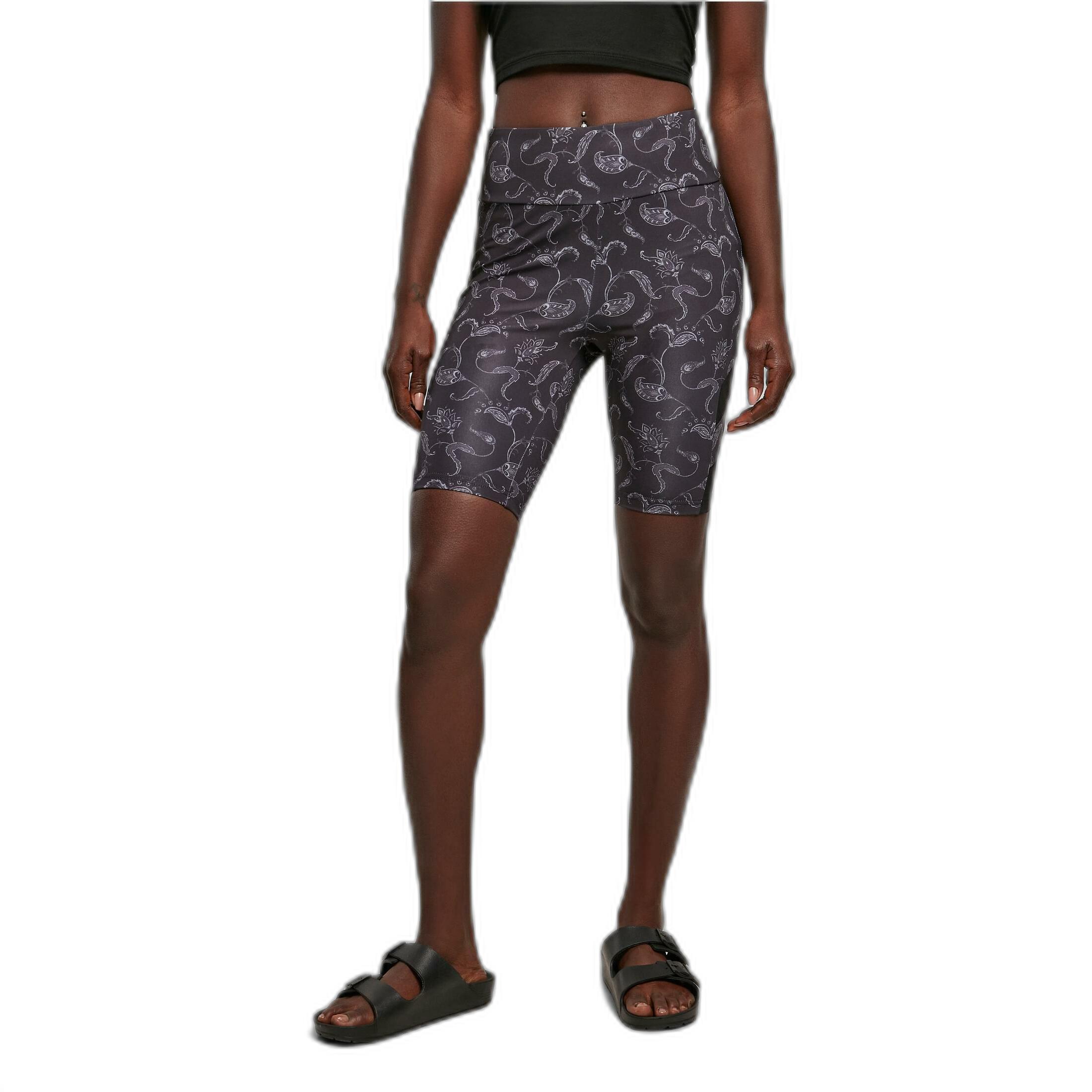 URBAN CLASSICS High Waist AOP Tech Mesh Tights  