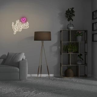 Locomocean Mur à LED fluo- Hello Gorgeous  
