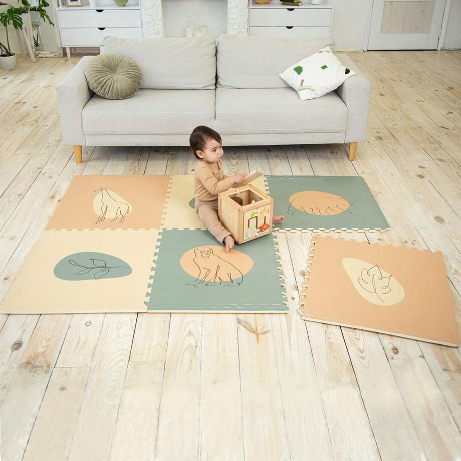 Hakuna Matte  Hakuna Matte XXL Puzzlematte, Jungle Sunset 1.8 m x 1.2 m 