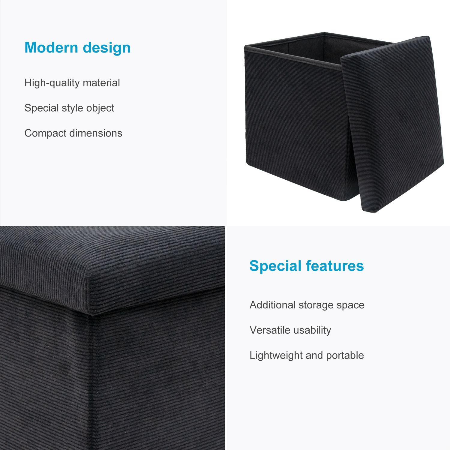 Intirilife Faltbarer Sitzhocker  