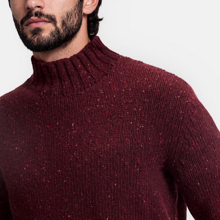 La Redoute Collections Pull col montant en grosse maille  