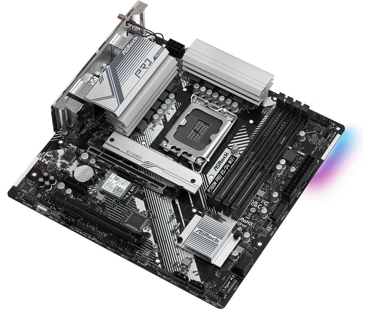 ASRock  B760M Pro RS/D4 WiFi Intel B760 LGA 1700 micro ATX 