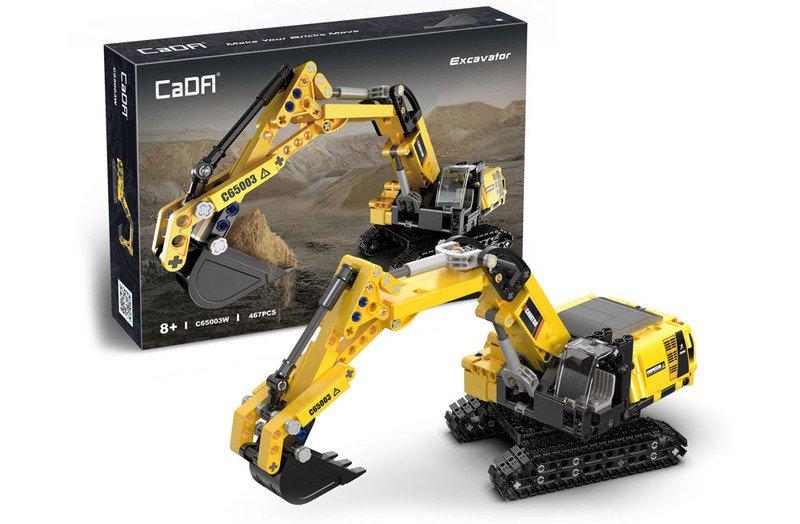 CADA       Lieferumfang     • 1 x Baukasten "Excavator (467 Teile)"   • 1 x Bauanleitung                              