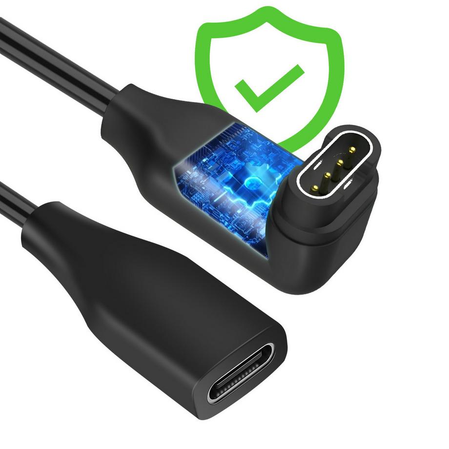 Avizar  USB-C Adapter Garmin Smartwatch Schwarz 