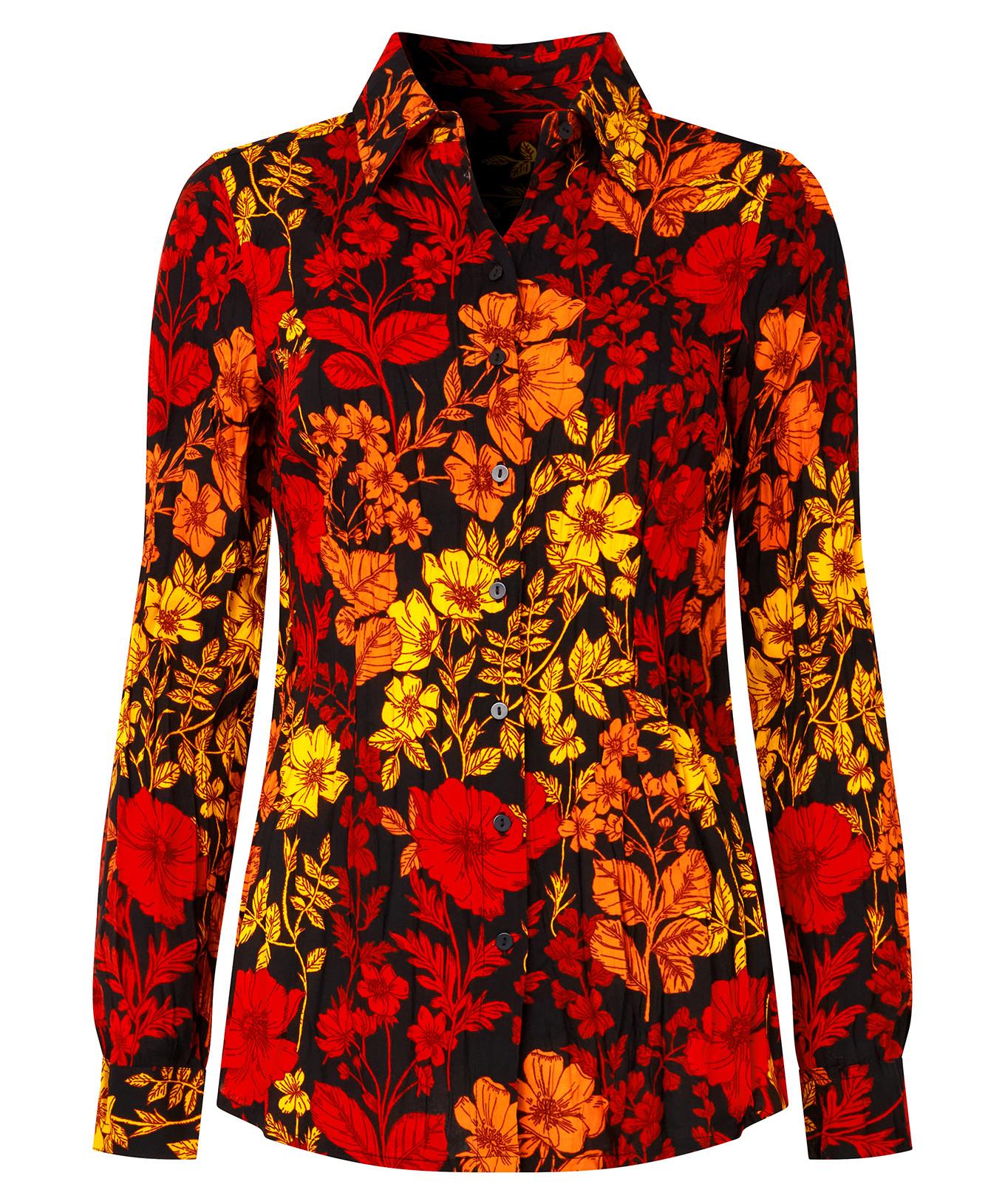 Joe Browns  Herbstblumen-Knitterbluse 