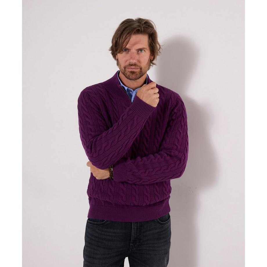 Joe Browns Felpa Collo Alto a Maglia Intrecciata  