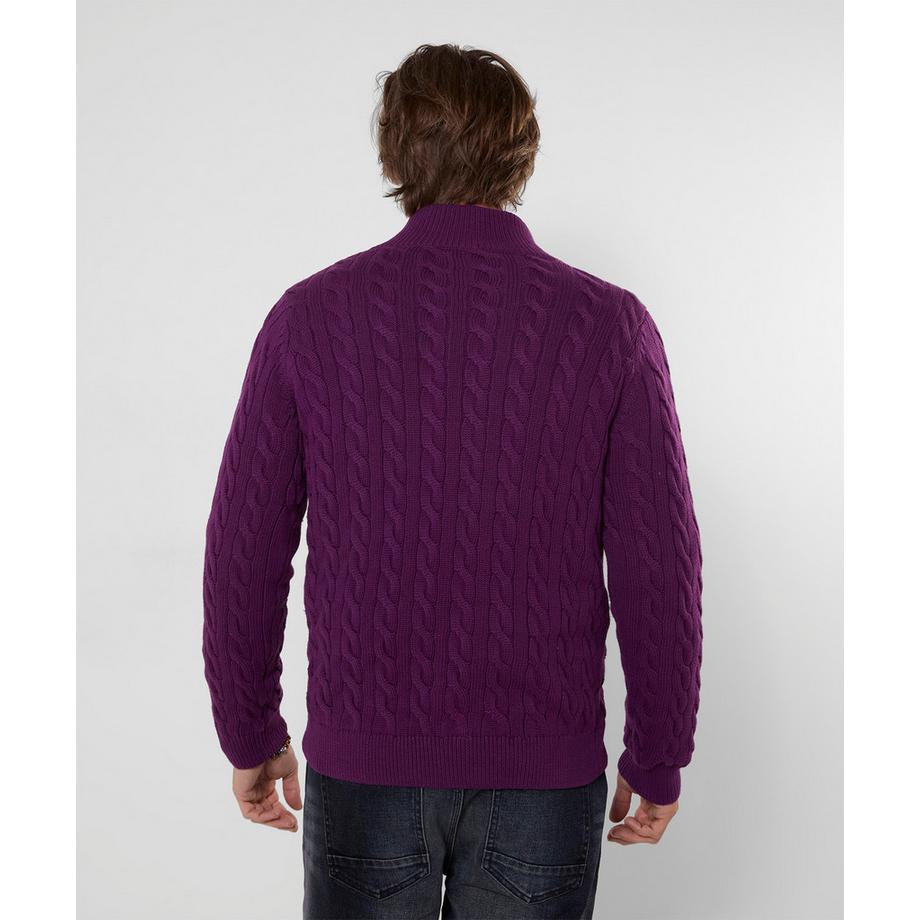 Joe Browns Felpa Collo Alto a Maglia Intrecciata  