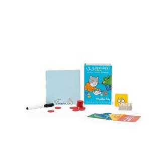 Moulin Roty  Spiel 1, 2, 3 Zeichnen!, Les Loufoques, Moulin Roty 