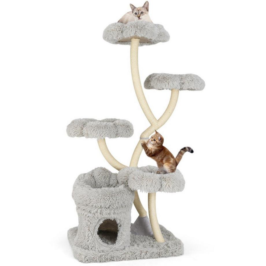 Arbre à chat avec poteaux en sisal
