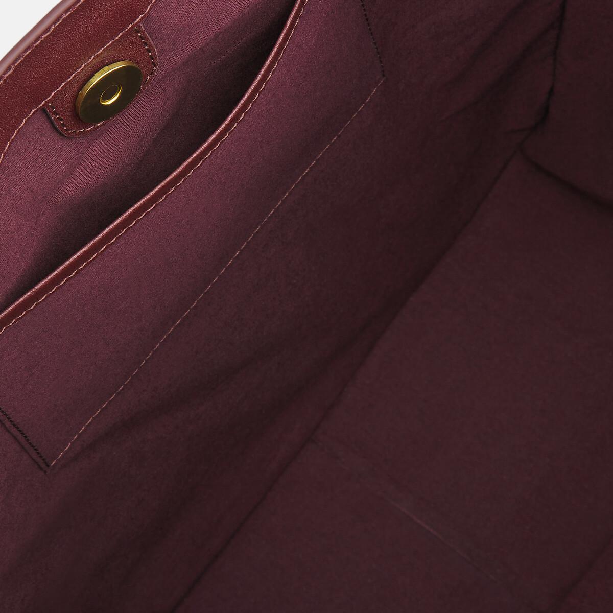 La Redoute Collections Solene Signature Cabas Cuir Lisse  