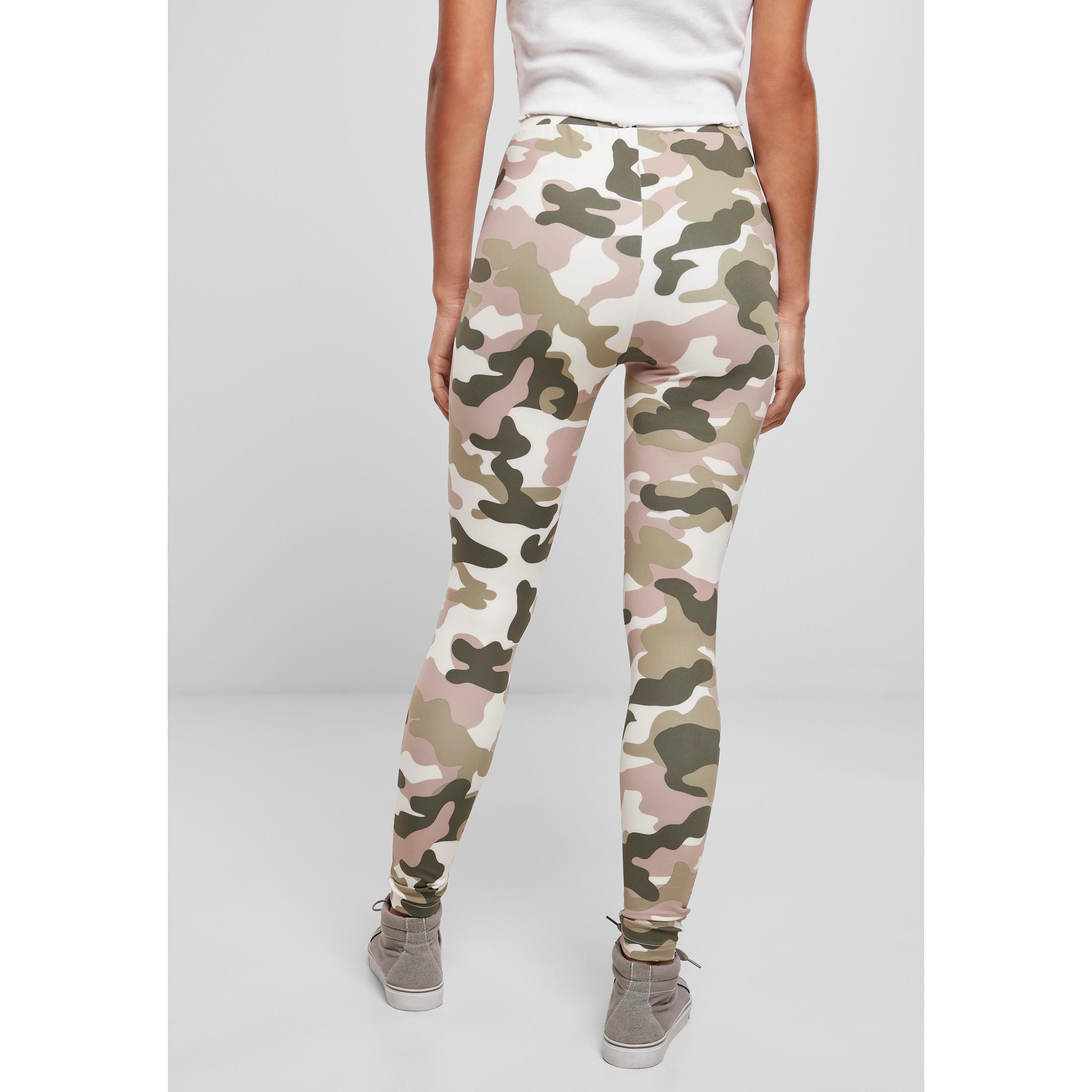 URBAN CLASSICS  Leggings a vita alta da donna Urban Classics Camo tech 