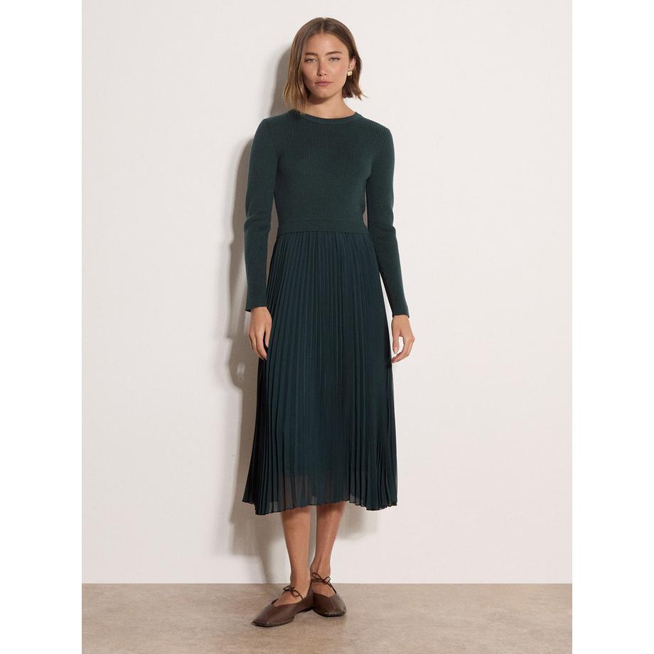 APRICOT Robe mi-longue en maille côtelée  