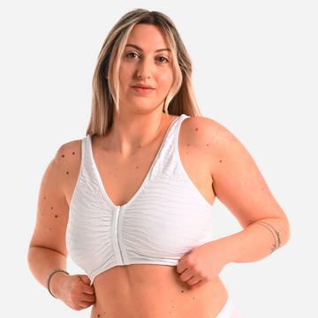 Reggiseno sportivo chiusura anteriore supporto leggero poliammide