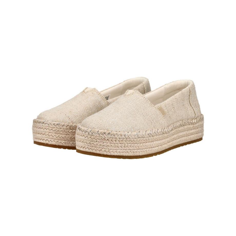 TOMS Scarpe Slip-On con Plateau Tessuto  