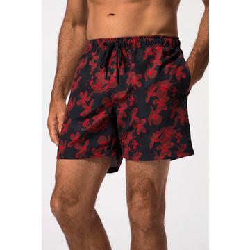 Short de bain JAY-PI, collection Beachwear. Taille élastique et imprimé floral