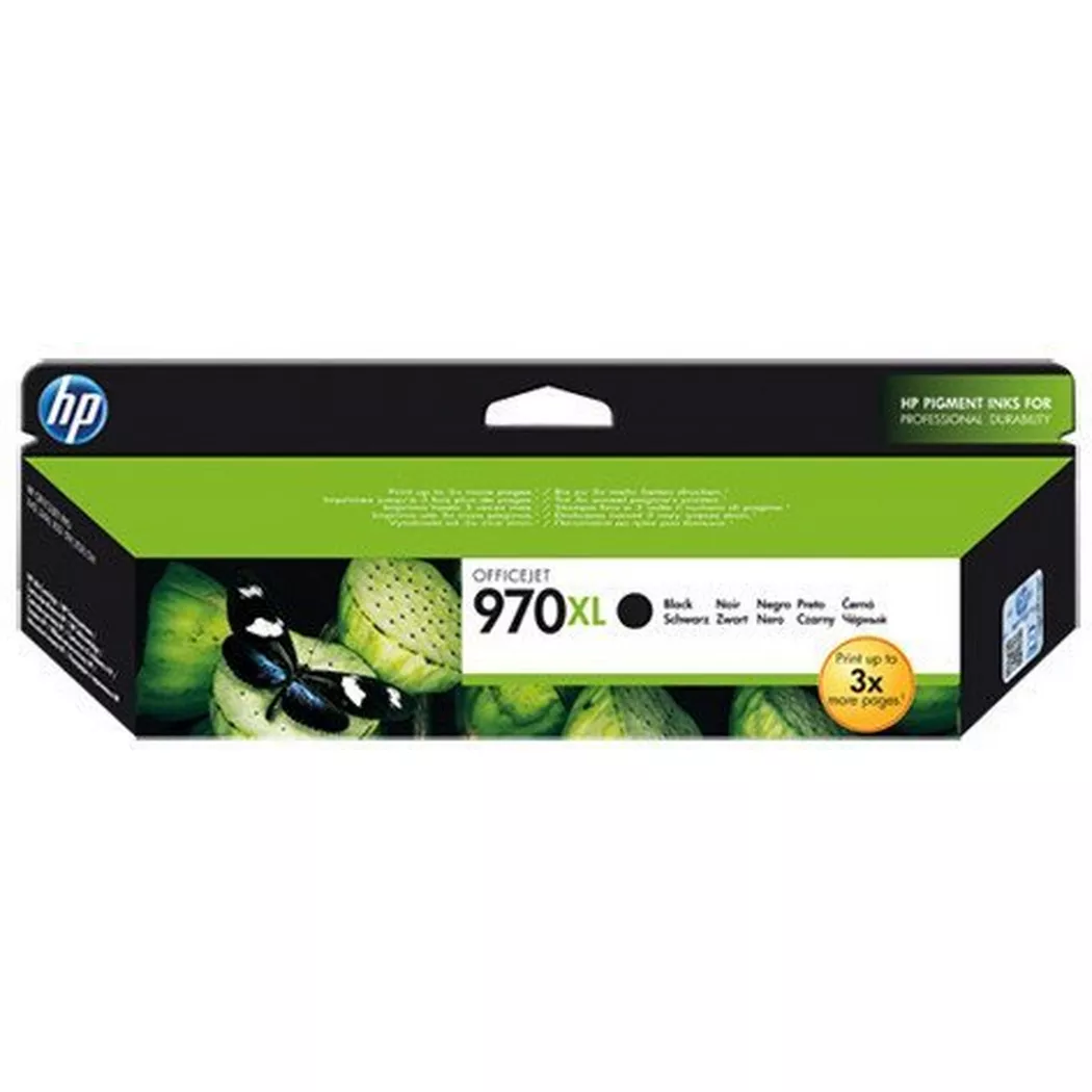 Hewlett-Packard – HP Tintenpatrone 970XL schwarz CN625AE OfficeJet Pro X451/576 9200 S., One Size