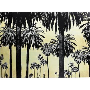 Bild Glas Metallic Palms 120x180cm