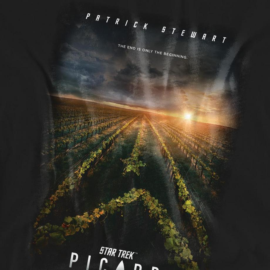 Star Trek T-Shirt con Stampa Grafica Picard  