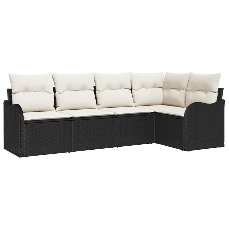 Ensemble de canapé modulable poly rattan