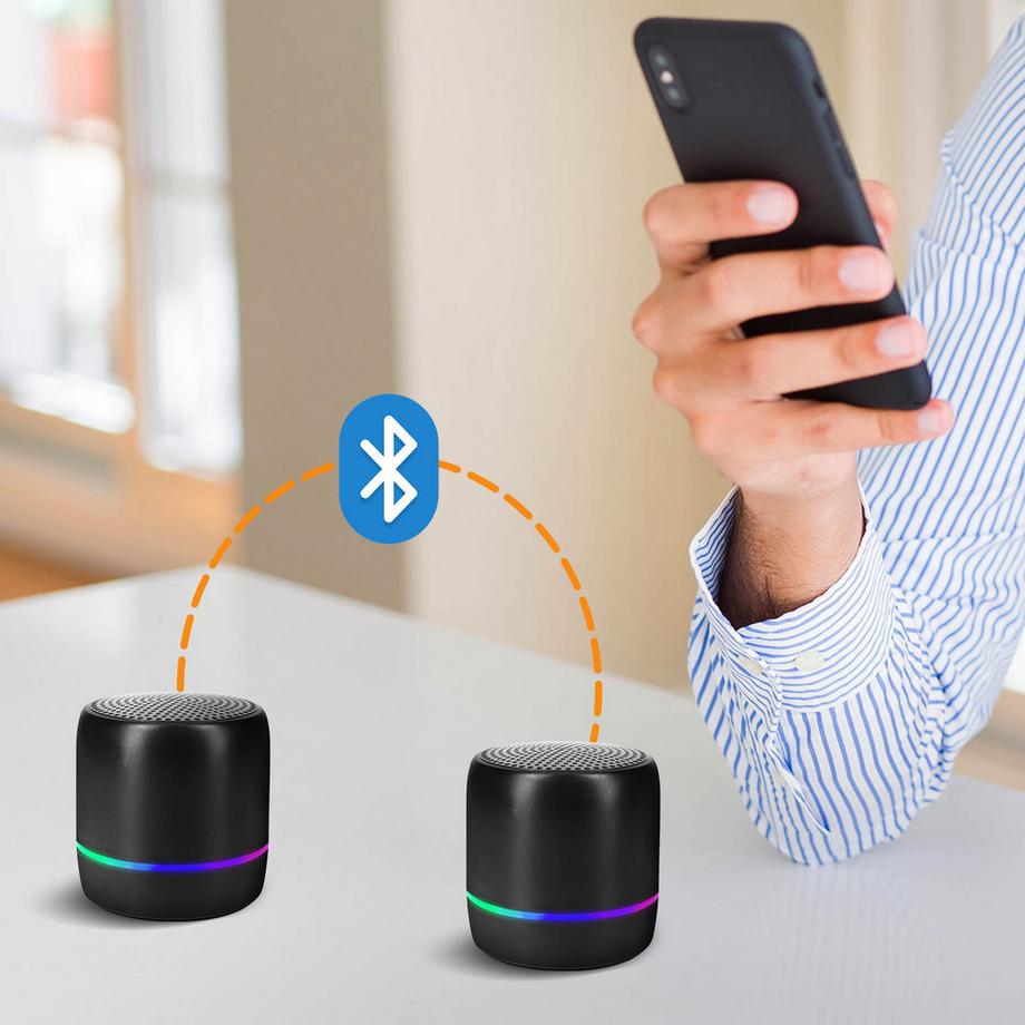 Akashi  Mini Enceinte Bluetooth 5W Akashi Noir 