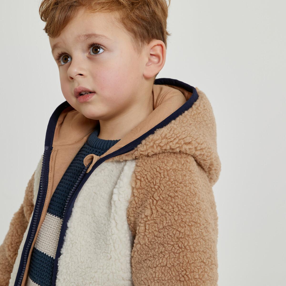 La Redoute Collections  Kapuzenjacke aus Teddyfleece 