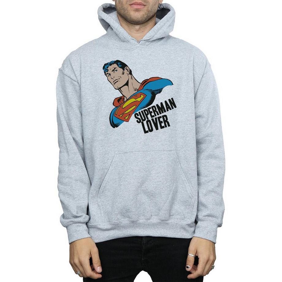 DC COMICS Superman Lover Felpa con cappuccio  