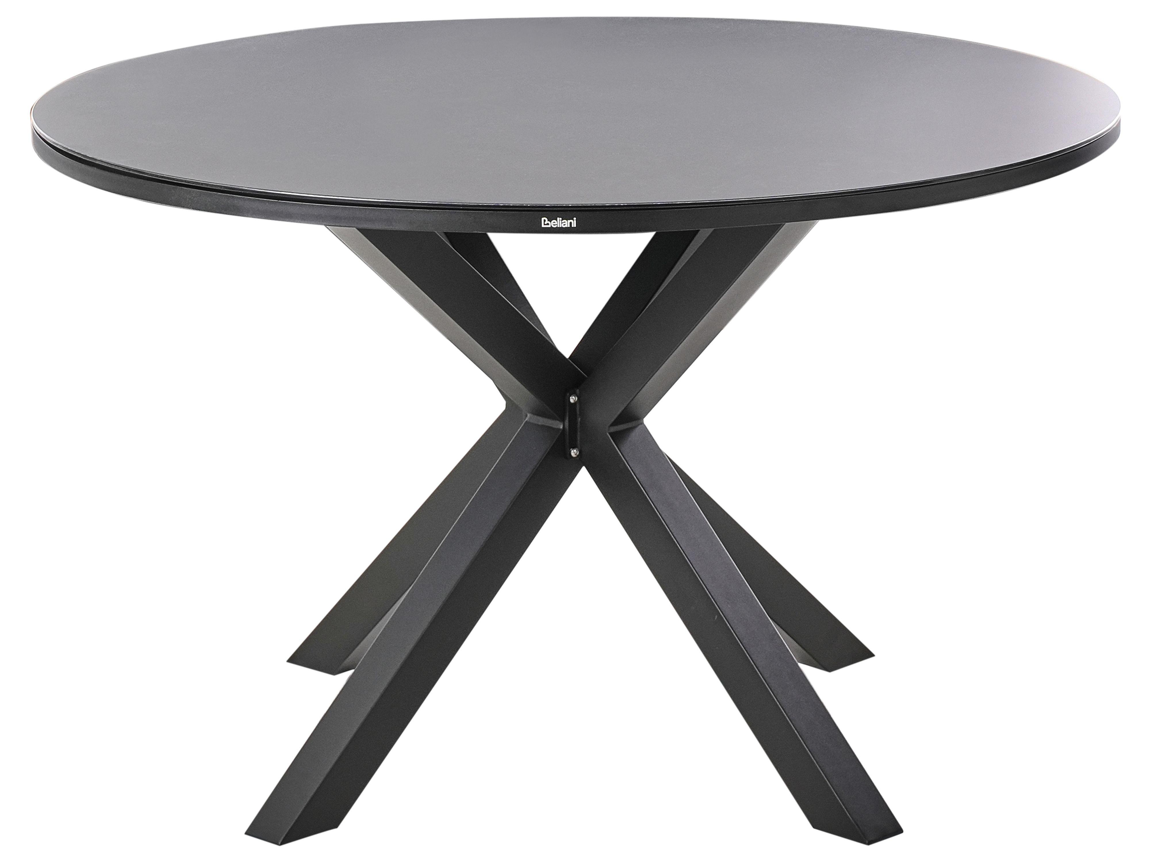 Beliani Salle à manger de jardin avec chaises en Aluminium Industriel MALETTO/TAVIANO  