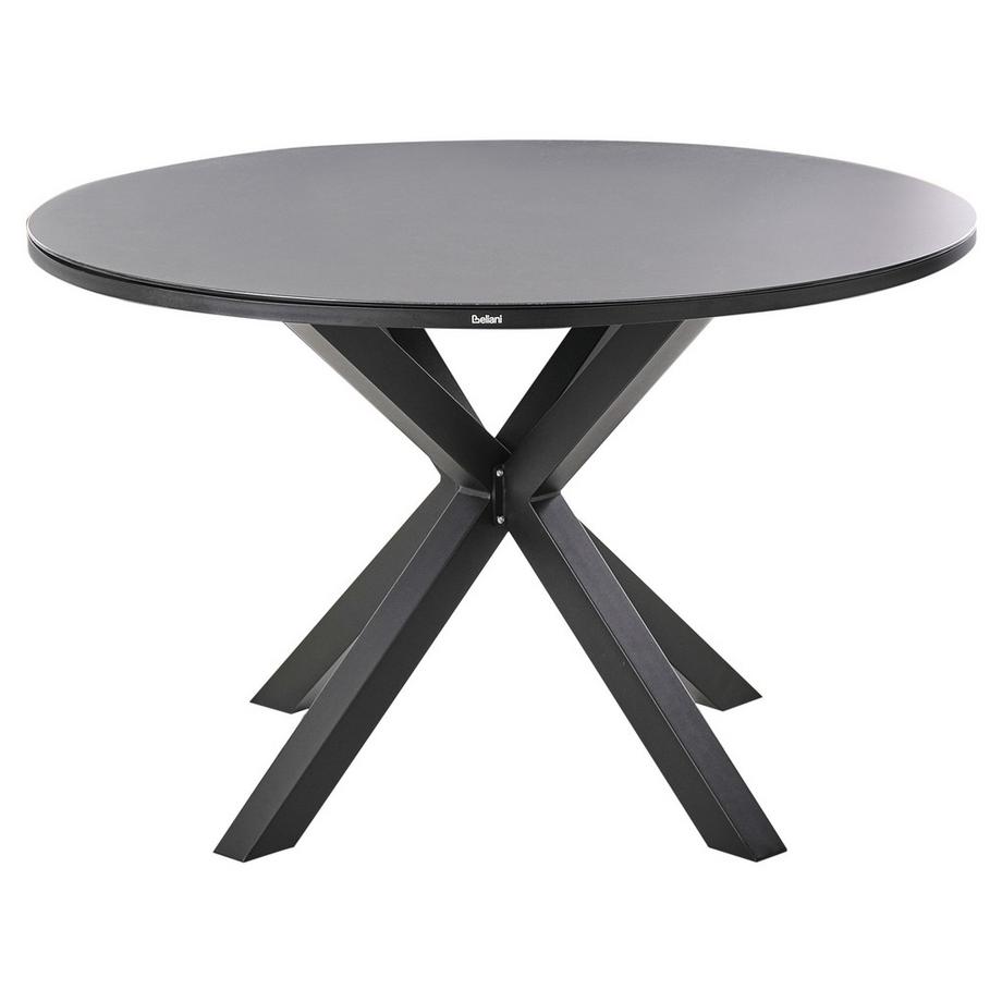 Beliani Salle à manger de jardin avec chaises en Aluminium Industriel MALETTO/TAVIANO  