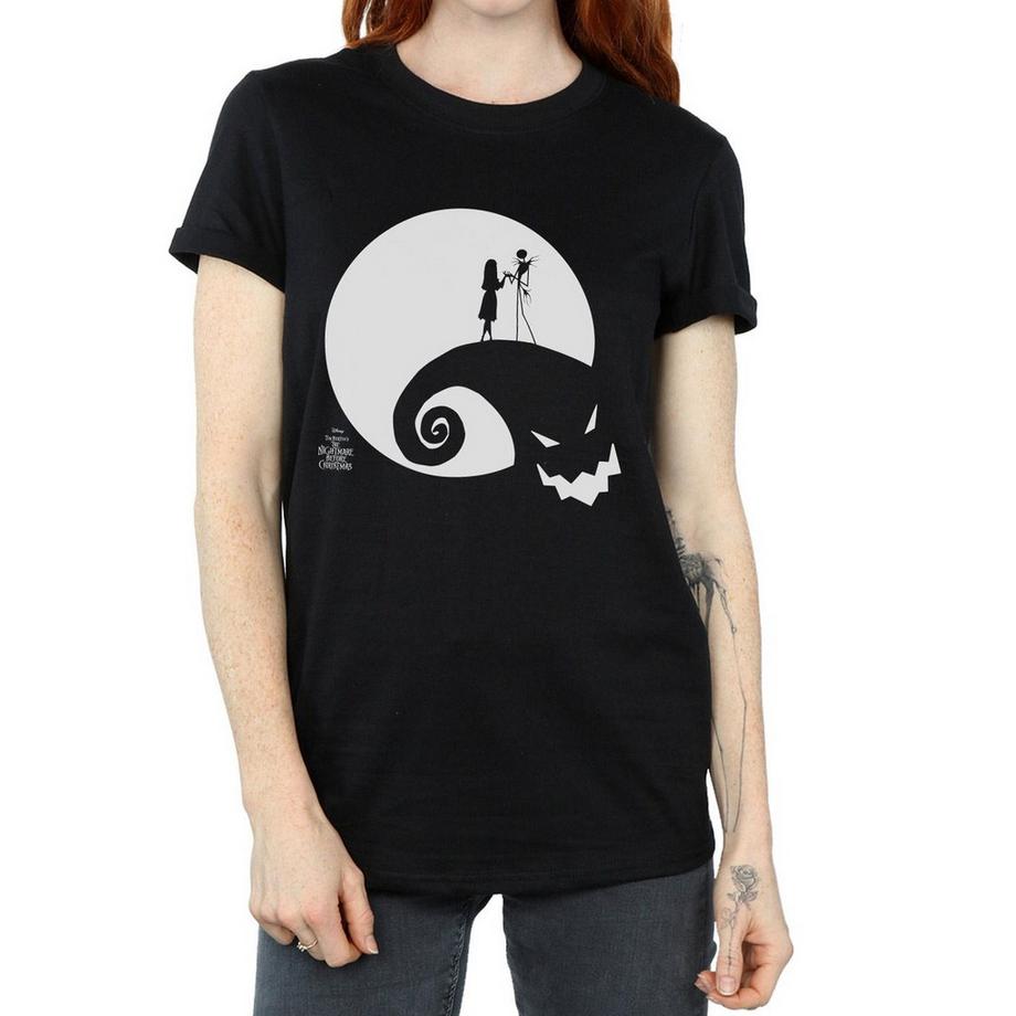 Disney Nightmare Before Christmas Jack e Sally Luna T-Shirt  