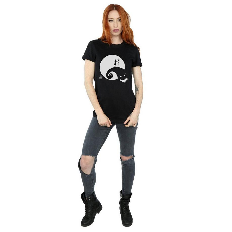 Disney Nightmare Before Christmas Jack e Sally Luna T-Shirt  