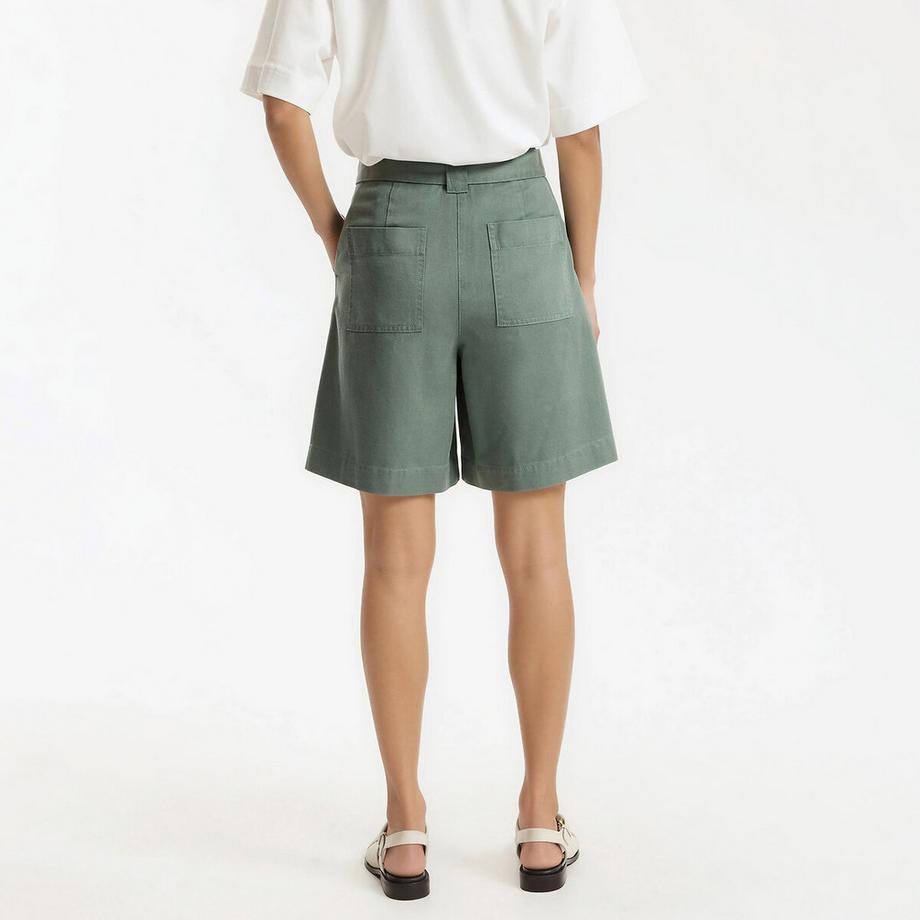 La Redoute Collections Bermuda Cargo avec Ceinture  