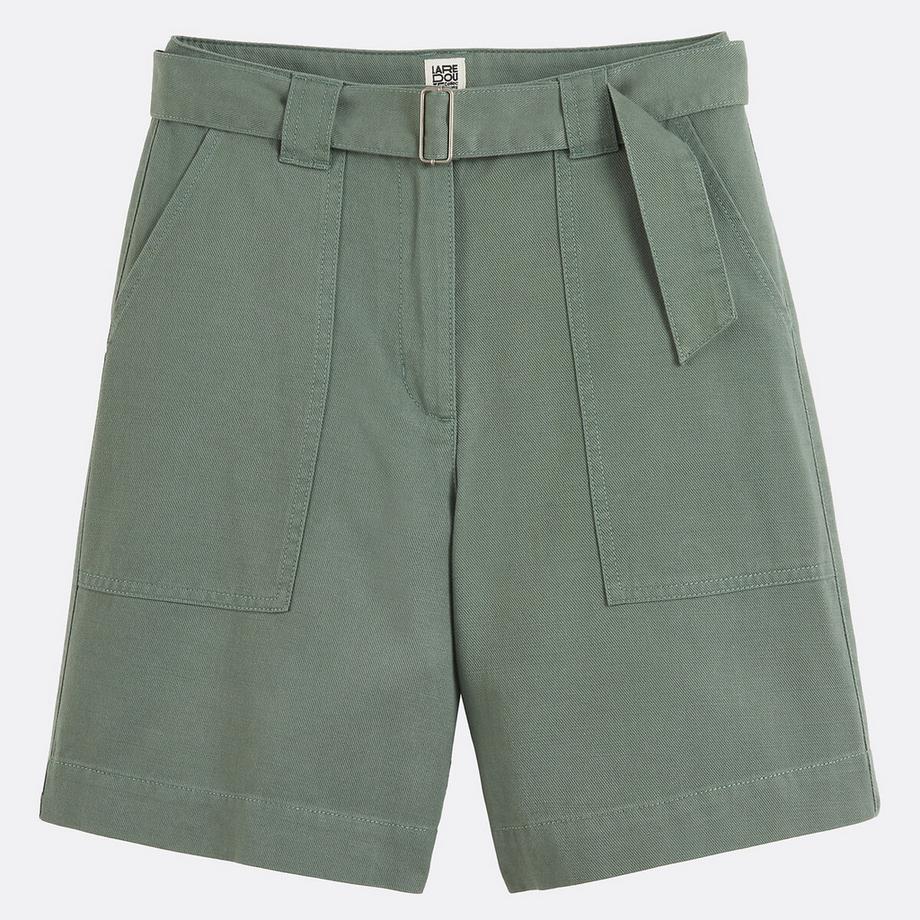 La Redoute Collections Bermuda Cargo avec Ceinture  