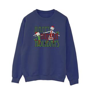 Rick And Morty  Happy Human Holidays Sweatshirt 