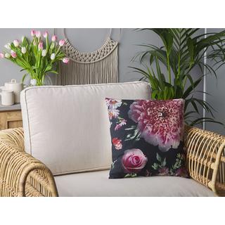 Beliani Lot de 2 coussins en Polyester Moderne HEDERA  