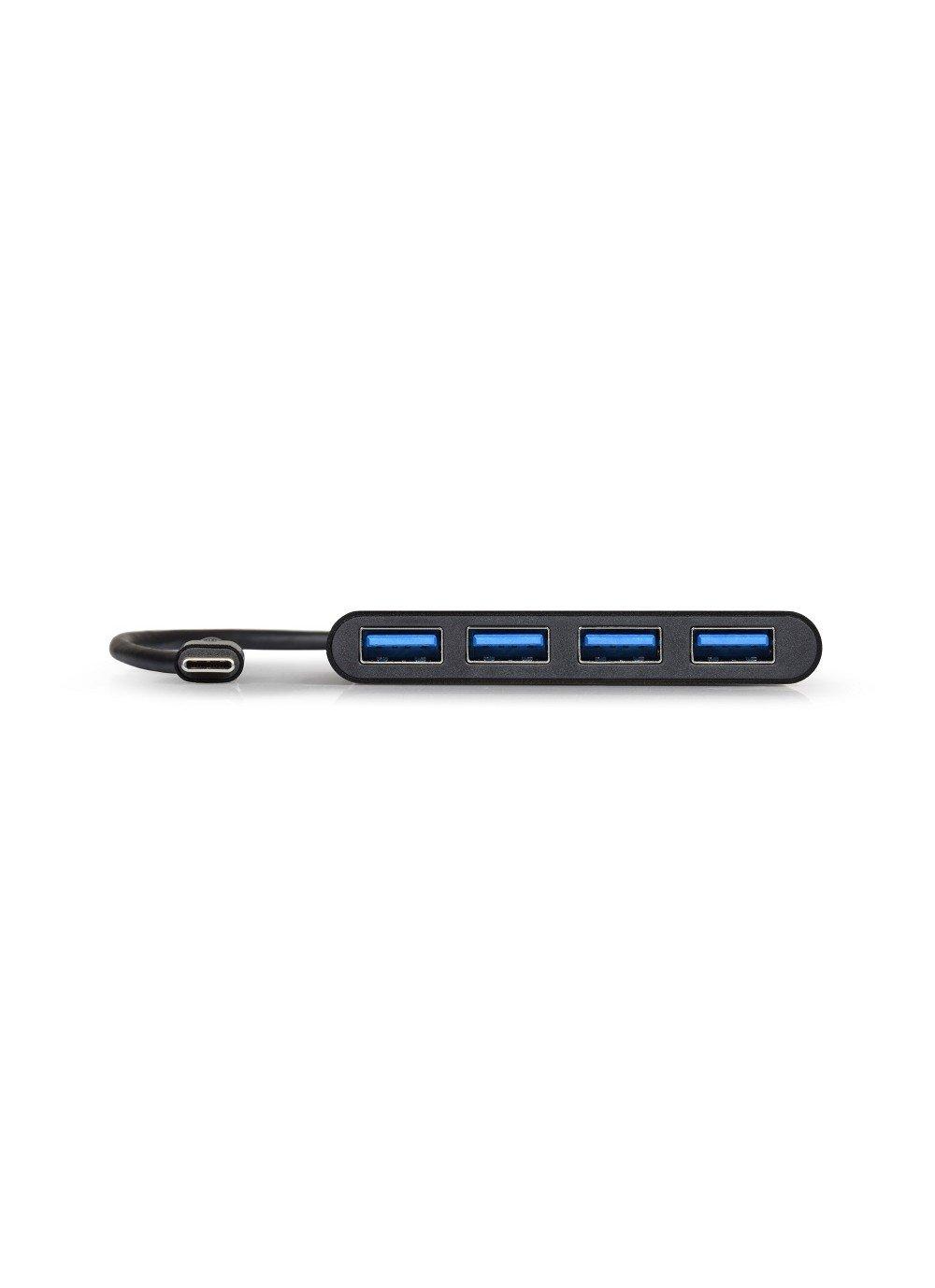 Port Designs  900123 hub & concentrateur USB 3.2 Gen 1 (3.1 Gen 1) Type-C 5000 Mbit/s Noir 